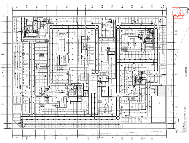 上海高层办公楼设计资料下载-上海高层办公楼地下机电设备施工图