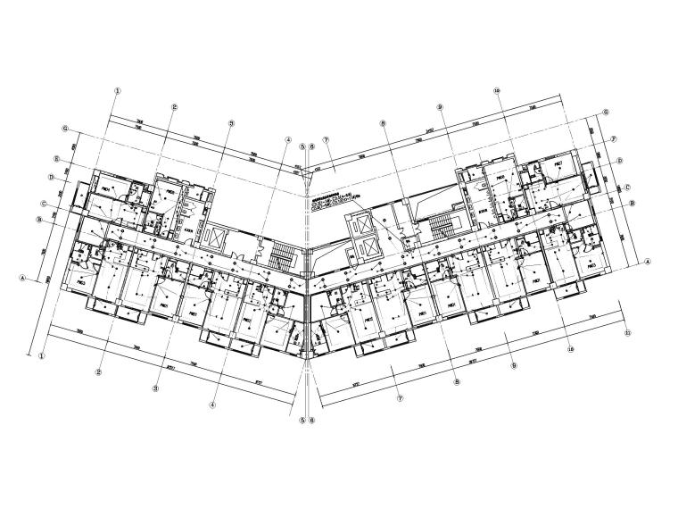 精装户型设计图纸资料下载-[上海]改建公寓户型精装水电图纸