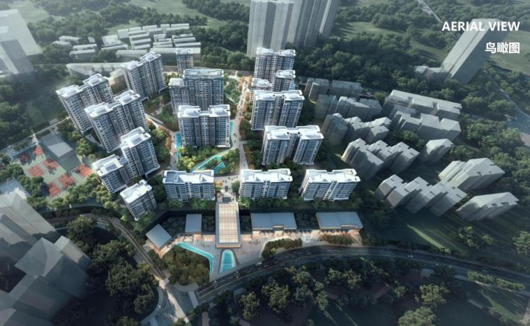 商业现代建筑资料下载-[重庆]滨江南岸现代住宅+商业建筑方案设计