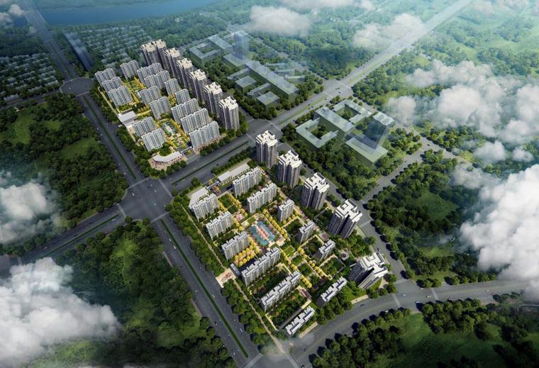 成都建筑规划资料下载-[四川]成都学府文化177亩规划住宅建筑方案