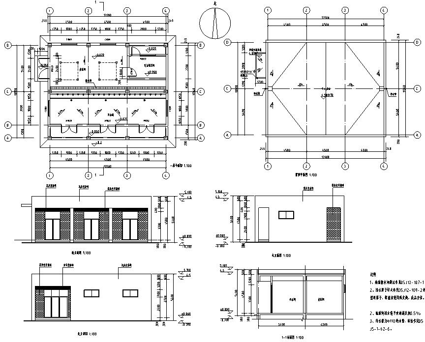 其他 高度类别:单层建筑 地上层数:1层 图纸深度:施工图 民用建筑设计