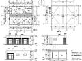 大学校区开水房混凝土结构施工图CAD含建筑