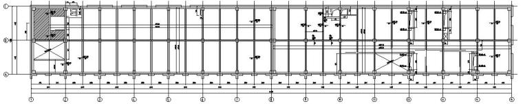 二层餐饮立面资料下载-二层厂房改餐饮砖混加固结构施工图CAD