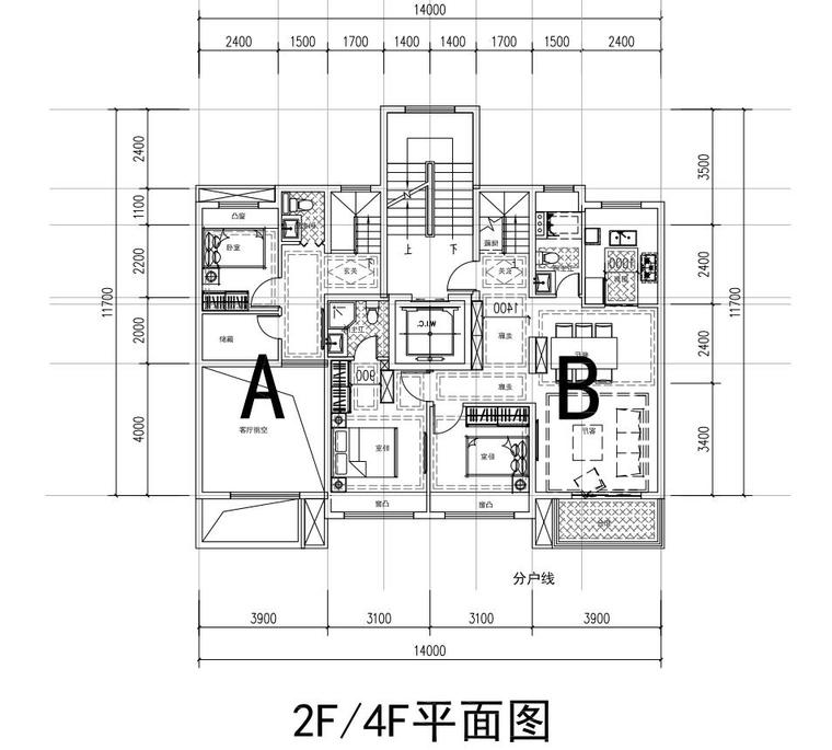 知名地产错叠洋房、洋房错层跃户型设计-金地错叠洋房、洋房错层跃户型设计 (2)