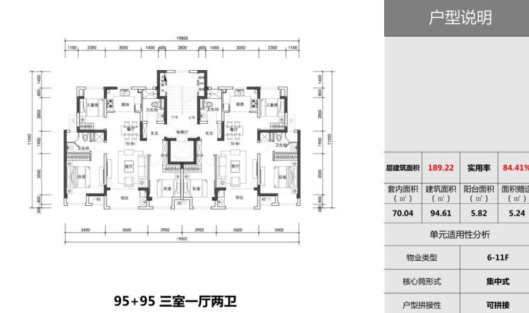 公寓研发户型研究资料下载-知名地产华东太仓户型研发设计