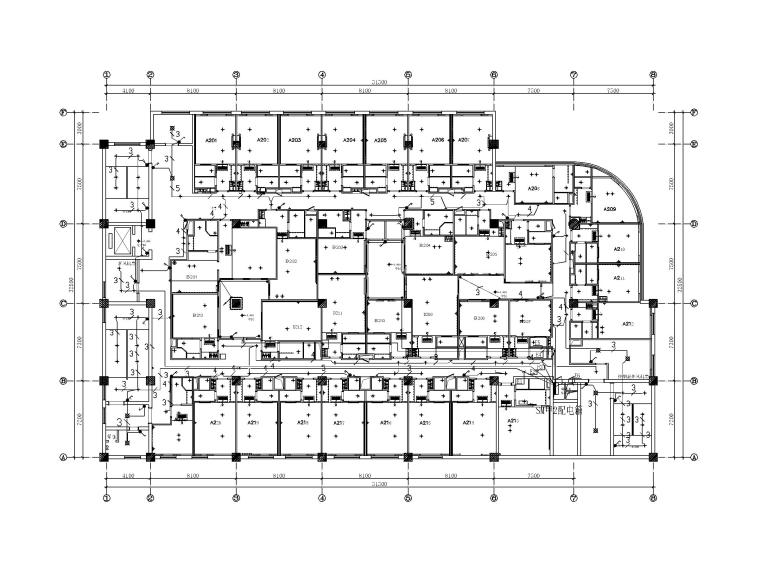 10层酒店施工图资料下载-[新疆]酒店室内装修1~3层电气施工图