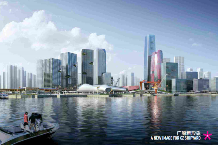 城市设计商业地块设计资料下载-[广州]船厂码头地块城市景观设计2018