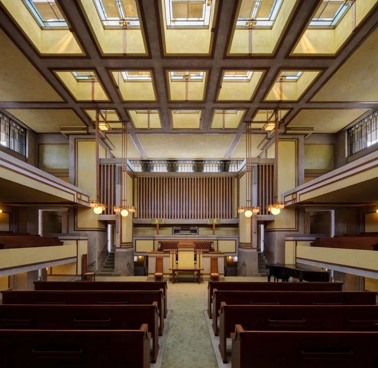 [分享]赖特 / 联合教堂 unity temple