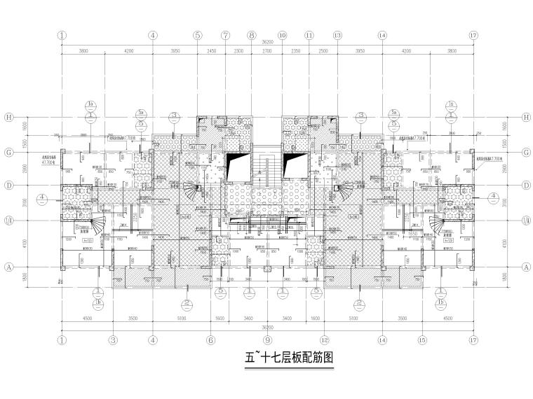 [四川]著名房企17层住宅全套施工图纸2018