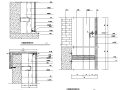 石材幕墙相关详细施工节点图CAD