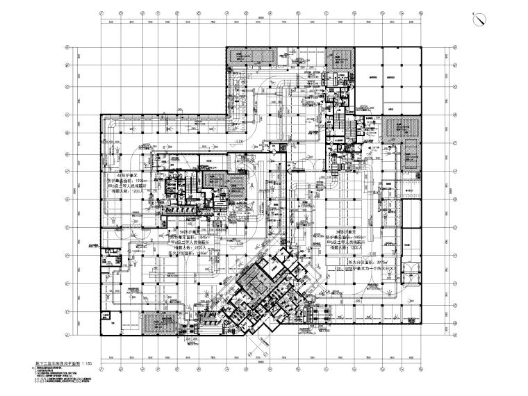 住宅小区车库图纸资料下载-[北京]住宅区地下车库人防通风设计图纸