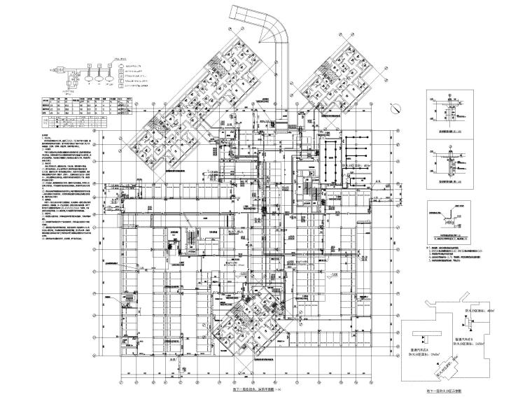 消防设计总图纸资料下载-[北京]地下车库给排水消防喷淋系统设计图纸