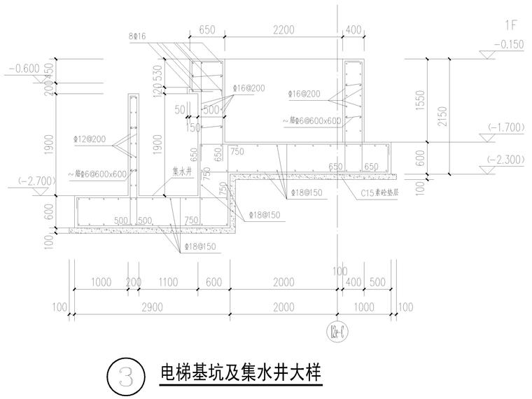 钢结构门头大样图资料下载-钢结构电梯大样图2018（CAD）