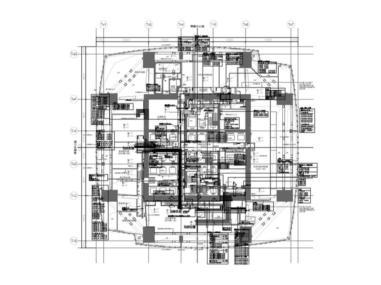 地库cad图纸资料下载-[广州地标]广州东塔大厦（地库、裙楼、办公楼）电气图纸