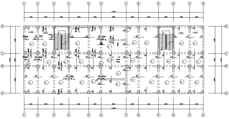 建筑图结构图毕设资料下载-七层北京某办公毕设（含建筑结构图计算书）