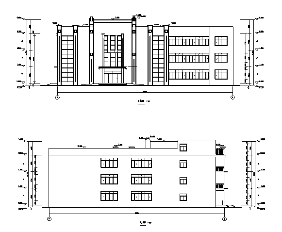 建筑立面图png