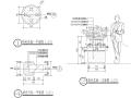 特色钢筋混泥土灯花钵节点详图设计