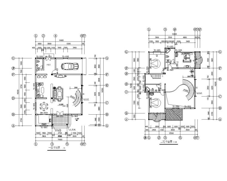 三层别墅砖混结构节点图资料下载-三层砖混结构别墅设计施工图