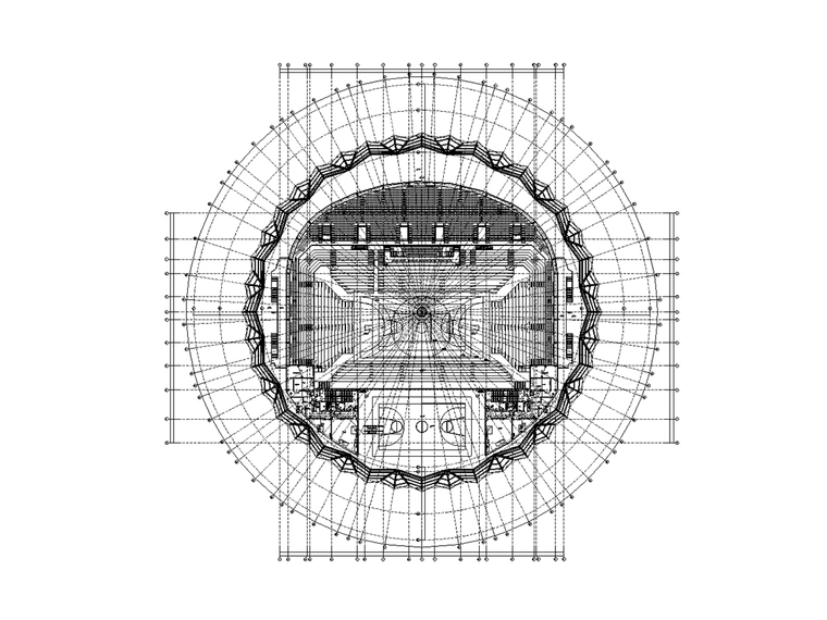 体育馆安全施工措施资料下载-湖南2万平乙级体育馆电气施工图（全专业）