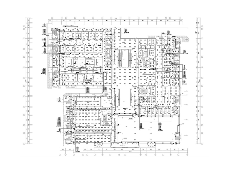 库房监控图纸资料下载-山东大型三甲医院高层综合楼电气图纸（全）