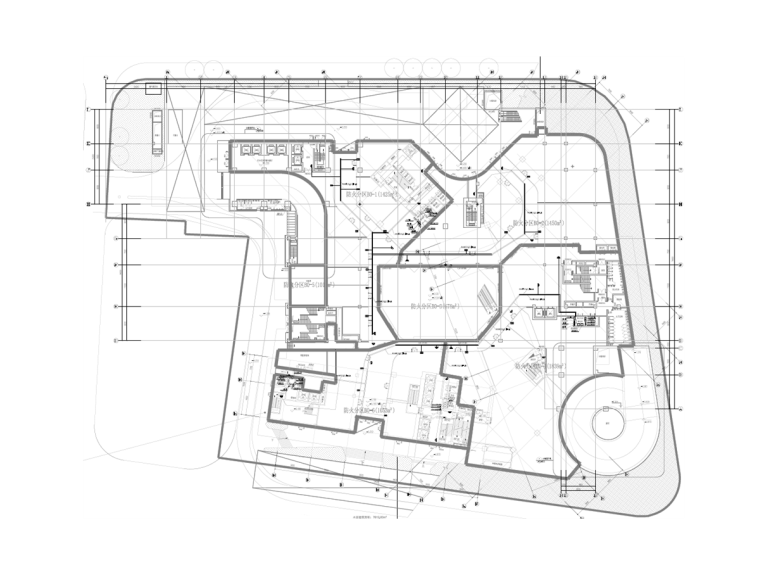 配套办公建筑su资料下载-湖南超高层办公塔楼及配套商业水暖电施工图