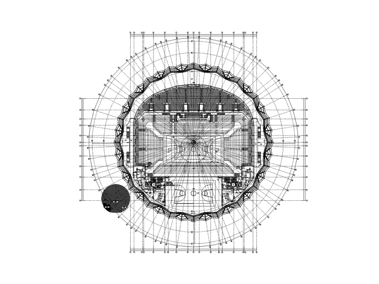 体育建筑空调电气施工图资料下载-湖南某市乙级体育馆全专业施工图