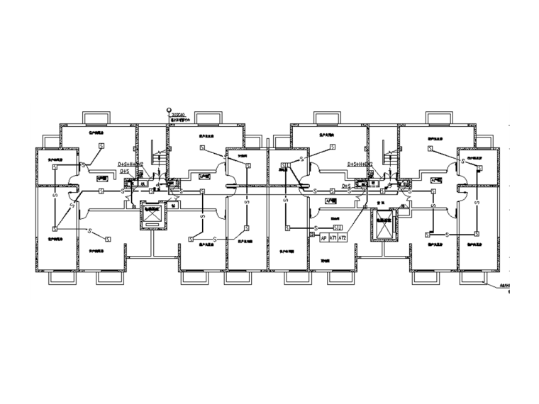 塔式住宅单体高层住宅资料下载-新疆高层住宅楼单体电气施工图纸