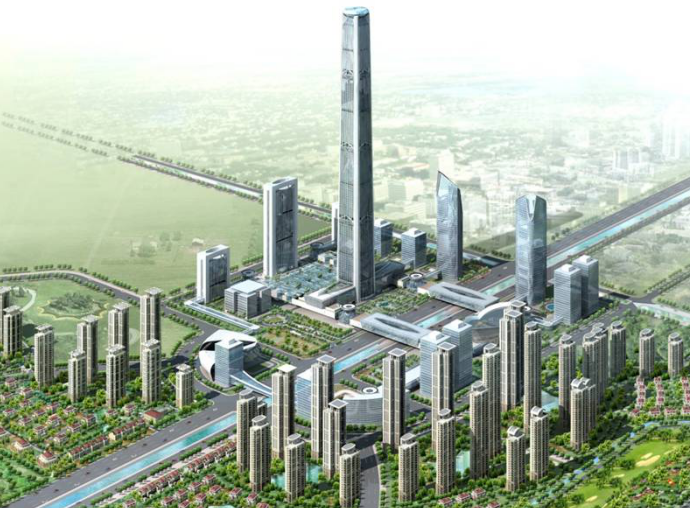 超高层电梯施工技术资料下载-天津超高层通道塔设计及施工技术介绍PPT