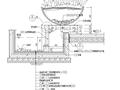 启慧之门叠水景花钵大样详图设计