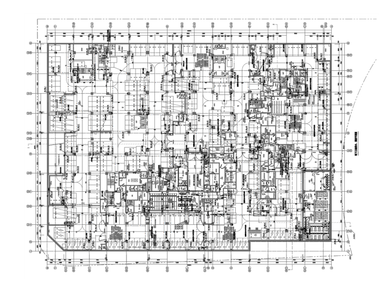 高层办公楼施工图纸资料下载-上海高层办公楼机水暖电施工图纸