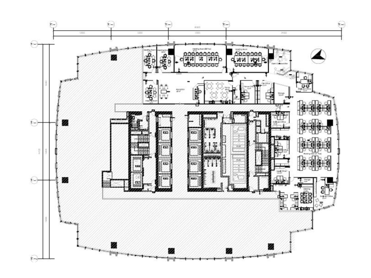 装修施工下载资料下载-上海多层办公楼机电装修施工图