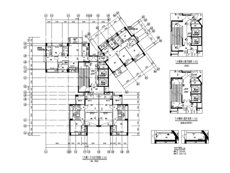 地库施工图纸资料下载-深圳高层住宅及配套地库电气施工图