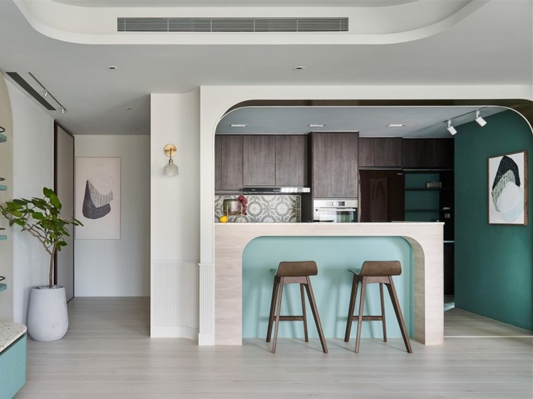 现代温柔港湾的居住空间