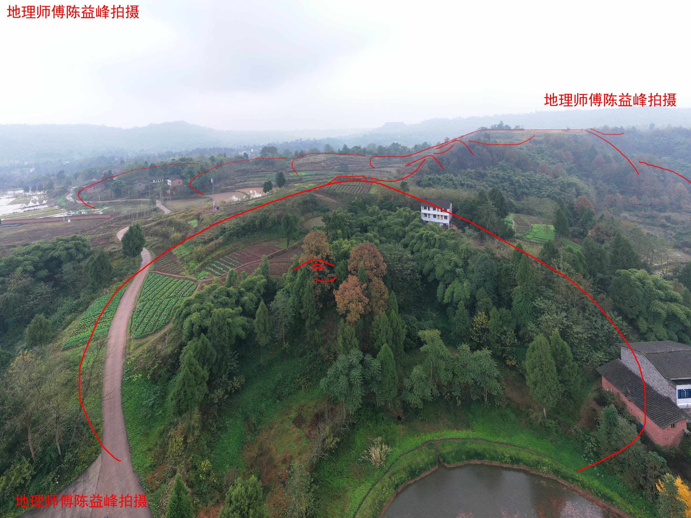 [资料]陈益峰:寒雁下田形,广东巡抚刘氏的祖坟
