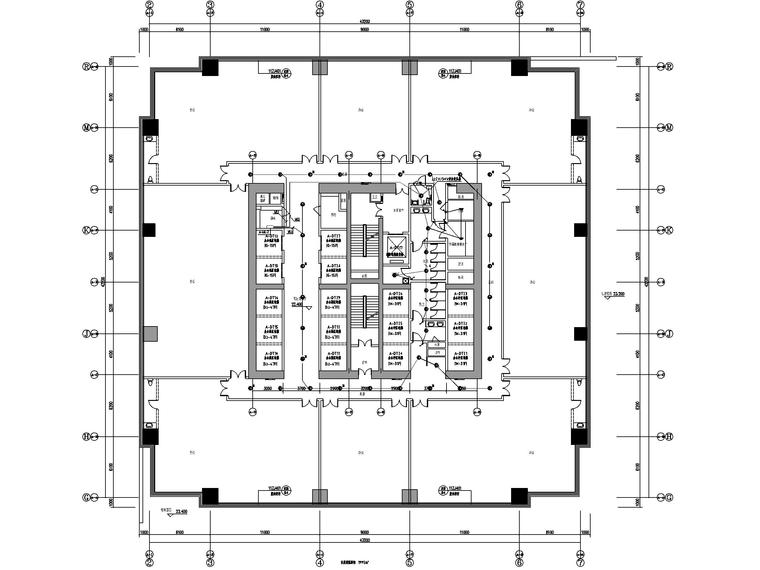 塔楼cad图资料下载-[湖南]209米办公塔楼电气施工图