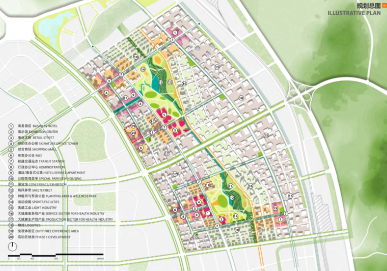 产业城规划方案资料下载-平潭综合试验区健康产业生态城城市规划设计