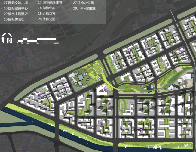 交通道路设施方案文本资料下载-北京东坝北区规划设计国际方案文本