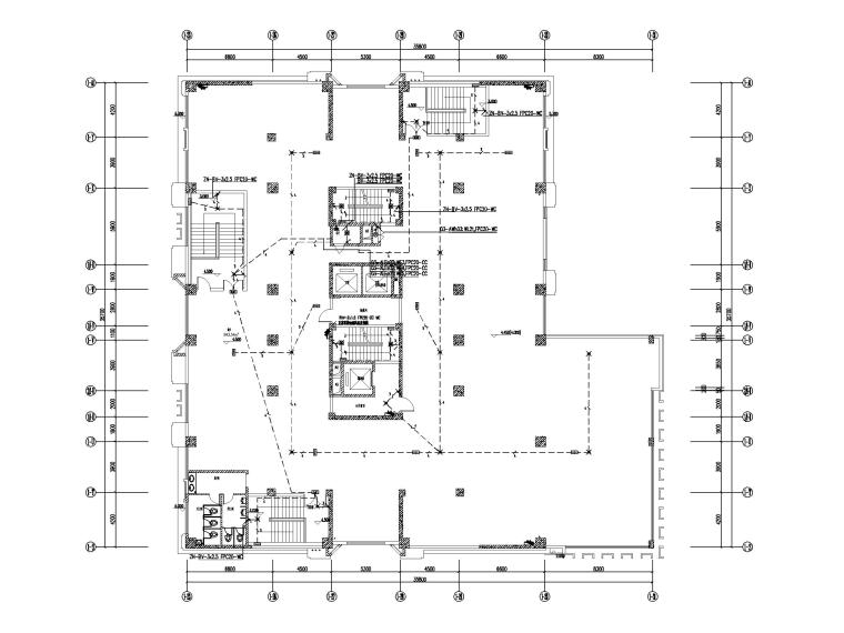 铁路广场商办综合楼工资料下载-12层商办综合楼电气施工图