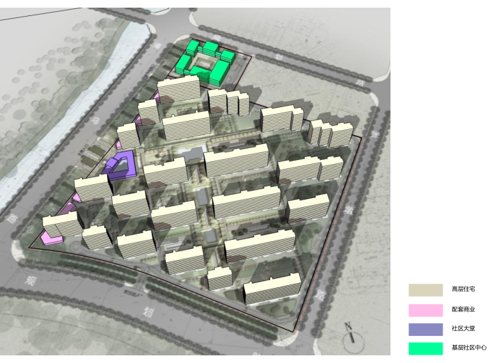 南京轻奢豪宅住宅社区方案文本(两家方案)-方案一功能分析