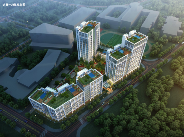 上海高层酒店设计方案资料下载-上海前滩高层住宅项目概念设计方案文本