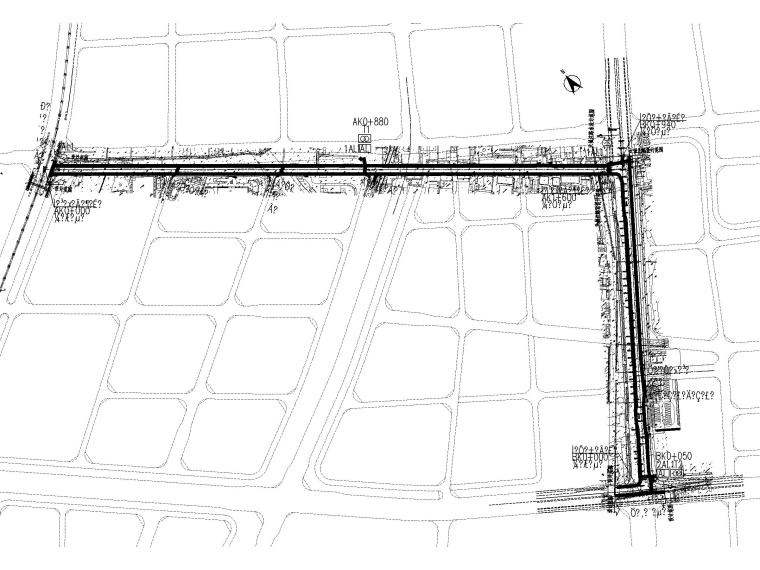 照明基础图纸资料下载-[广东]机场配套道路照明图纸（2020含地勘）