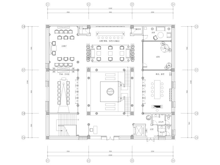 艺术中心教学楼资料下载-[山西]龙吟书院艺术中心室内装修设计施工图