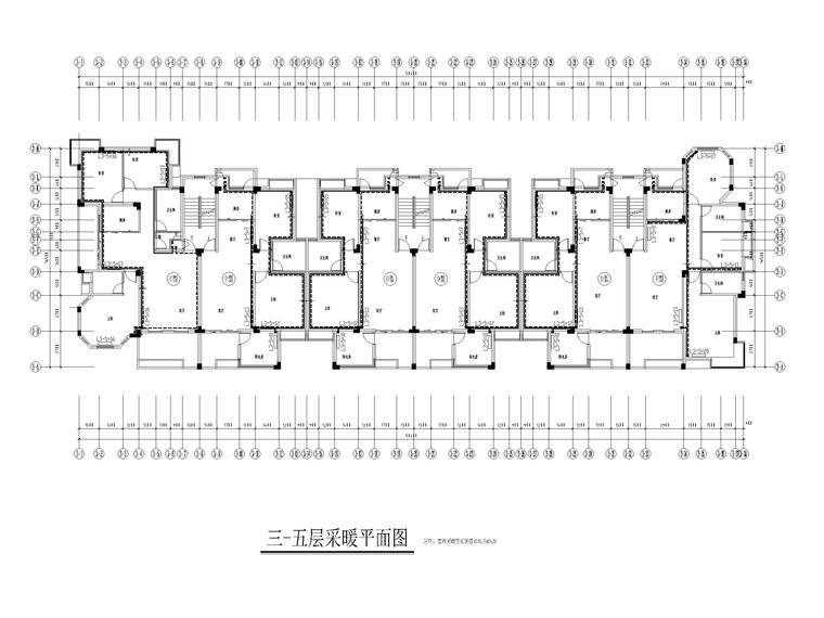 散热器安装高度资料下载-高层住宅散热器采暖系统设计图