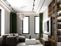 ​现代简约客厅家具组合3D模型+效果图