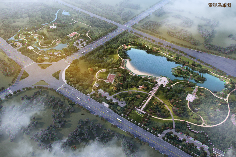 香樟森林公园景观方案PSD格式方案文本