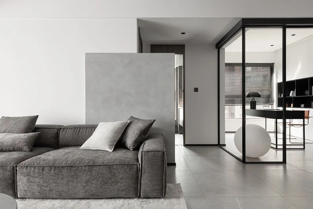 水泥漆 石纹墙板,自然肌理碰撞的视觉感受-室内设计-筑龙室内设计论坛