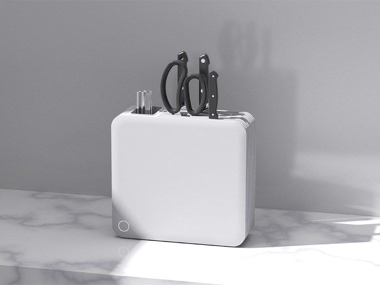 既能清洁又能磨刀的神奇盒子