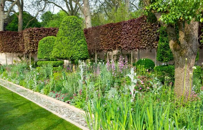 英式传统花境的现代演绎亮了!-景观设计-筑龙园林景观论坛