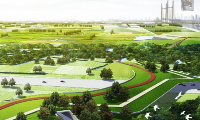 PS景观设计后期郊野公园资料下载-[上海]浦江郊野湿地农业公园景观方案
