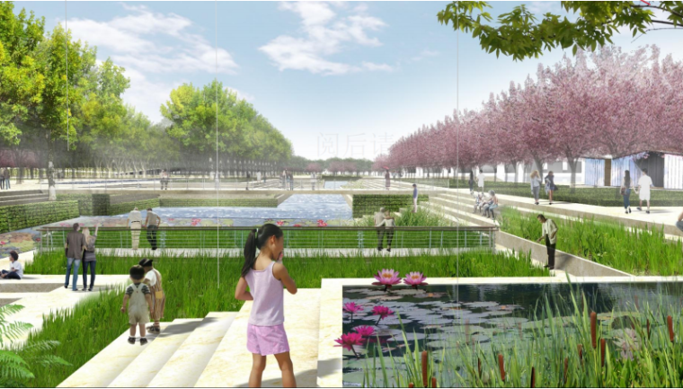 专题公园滨水设计文本资料下载-[上海]滨水娱乐文化公园景观方案文本